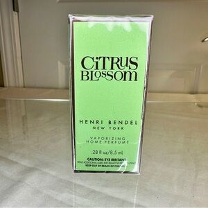 Sealed! New Henri Bendel Green Citrus Blossom Vaporizing Home Perfume/Oil